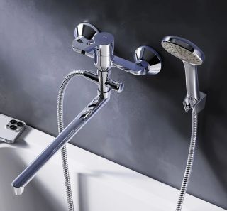 Смеситель для ванны и душа Am.Pm X-Joy F85B90100 универсальный Хром